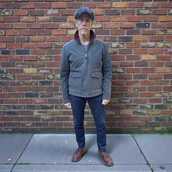 SOLD - Iron & Resin Navigator Jacket Waxed Canvas 1st Generation Charcoal Grey - Picture 2 of 12